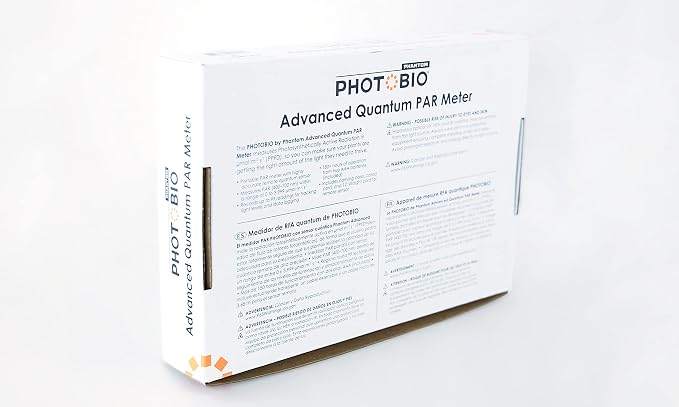 PHOTOBIO LGBQM2 Advanced Quantum Sensor PAR Meter (Micromoles), Measure Light Intensity