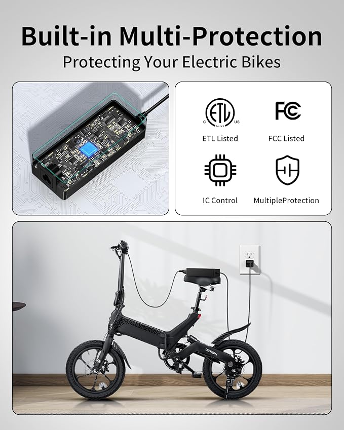 VHBW 54.6V for Jetson Haze Electric Bike Charger Compatible with Jetson Haze Models JHAZE-BLK, JHAZE-CAN-BLK, JHAZE-BLK-OB, JHAZE-BLK-RA, Replacement for JY-546150