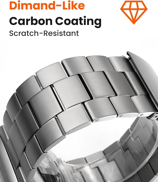 Titanium Watch Band Compatible with Apple Watch Ultra 3 & Ultra 2 1 49mm - 26mm Wide-Body Metal Apple Watch Ultra Band with Scratch Resistant DLC Coating for men - CRNS01 Business Series