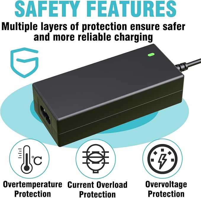 for 2402 Stair Lift Charger Compatible with Bruno Stair SRE-1540, SRE-1550, SRE-2000, SRE-2010 Elite, CRE-2110 Curved, CRE-2100, SRE-2750,OER-2402, BCR-24018 Power Supply Cord