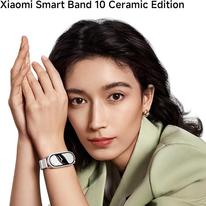 XIAOMI Mi Smart Band 10 (2025) Global Version - 1.72" AMOLED Display | 21 Days Battery Life | Touchscreen, Multi-Sport Tracker, Activity Tracker, Heart Rate Monitor | BT5.4 - (Mystic Rose)