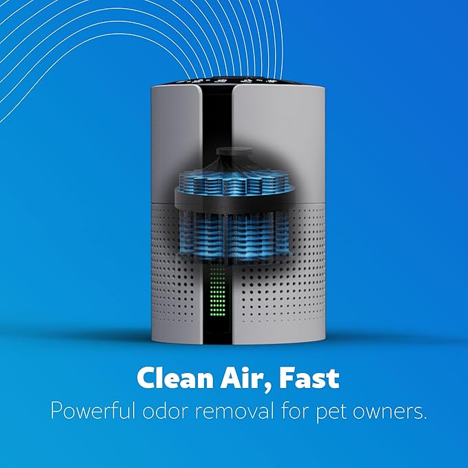 Kenmore PM1010 Air Purifiers for Bedroom Up to 348 Sq.Foot with H13 True HEPA Filter, Child Lock, Sleep Mode for Small Rooms