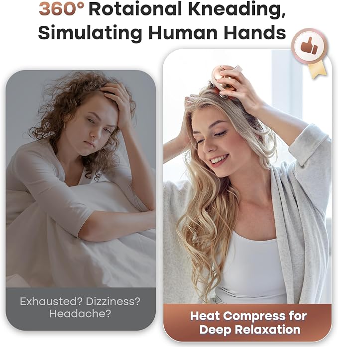 arboleaf Heat and Cool Massage Gun with Heated Scalp Massager Bundle