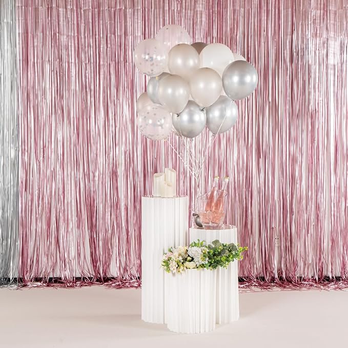 Restaurantware Balloonify 12 Inch Confetti Balloons 19 Party Balloons With Confetti Dots - With Ribbon Strong Latex Silver Latex Balloon Set Decorations For Photo Shoot Wedding Or Party