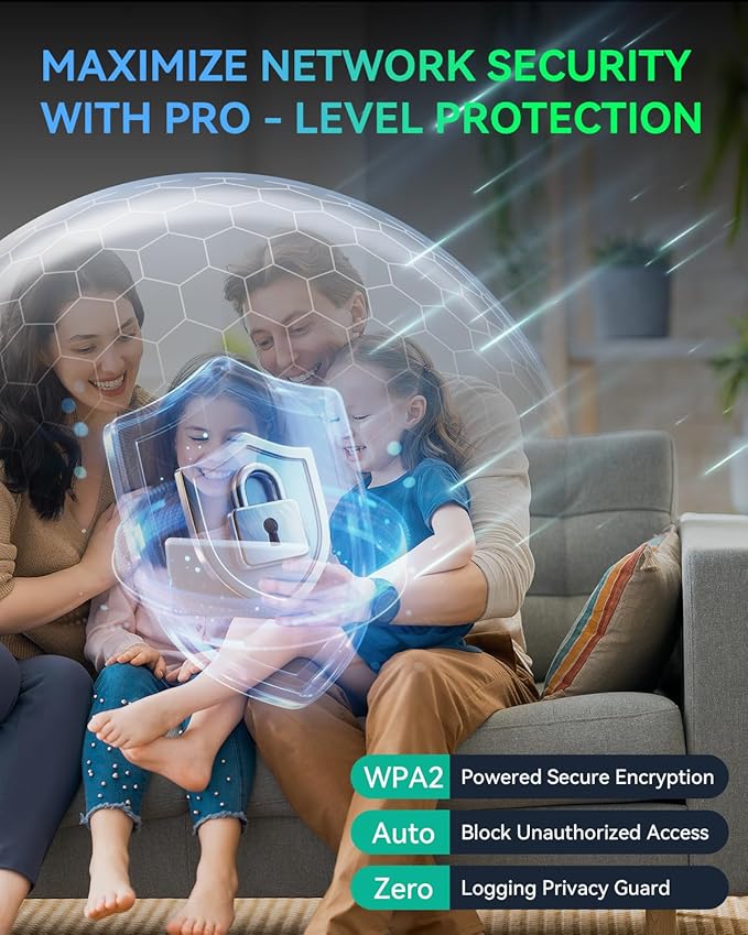 2026 WiFi Extender Signal Booster Range Up to 15888+ Sq. Ft. WiFi Booster for Home Supports 68+ Devices，WiFi Repeater with Ethernet Port, 1-Tap Setup Internet Extender Compatible with 99% Routers