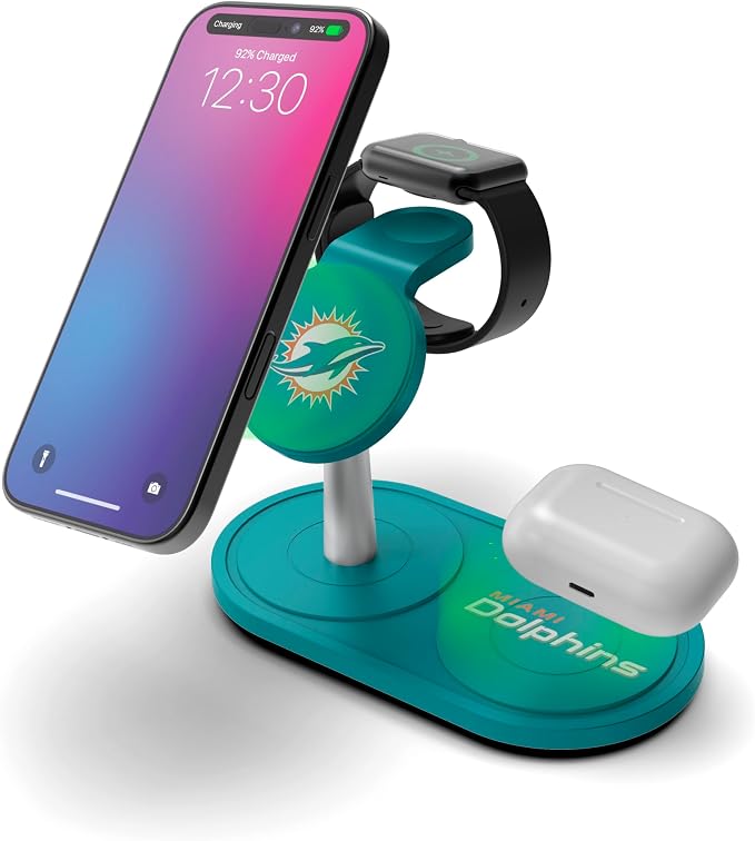 SOAR NFL 3-in-1 Wireless Charging Station