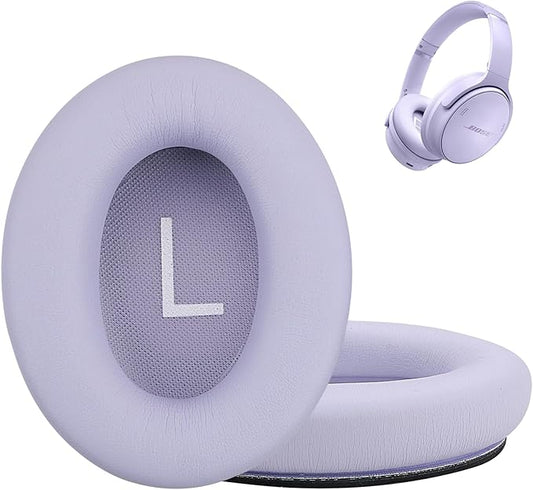 Earpads Cushion Fit for Bose QuietComfort 45 QC45 QC35 QC35ii Headphones, Replacement Ear Pads with Memory Foam& Protein Leather (Purple)