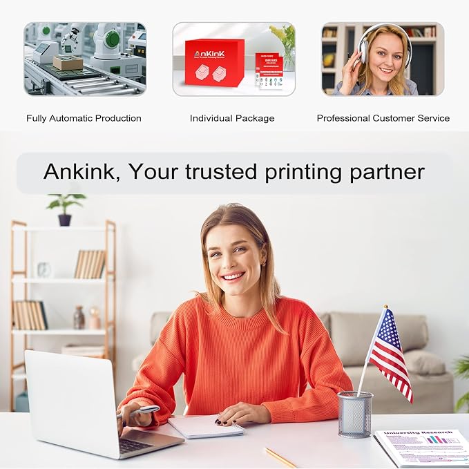 Ankink 275XL 276XL 3-Pack Compatible Ink Cartridge Replacement for Canon PG 275 CL 276 XL PG275XL CL276XL PG275 CL276 XL (2 Black & 1 Color) for TS3522 TR4720 TR4700 TR4722 TS3500 TS3520 Printer