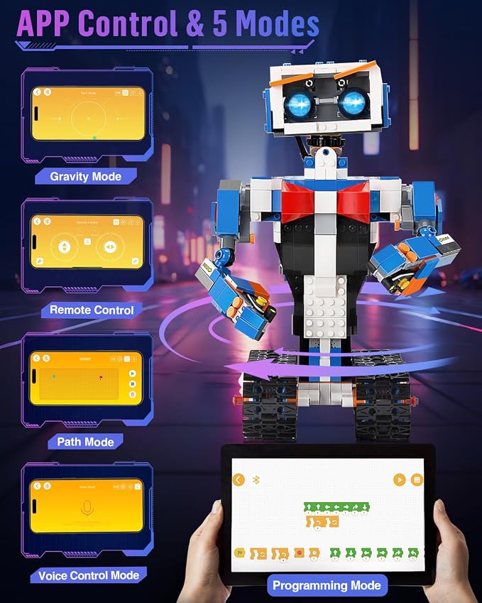 okk Robot Building Toys & Robot Dog for Kids