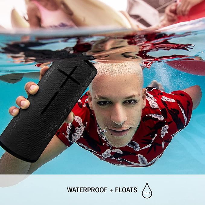 Ultimate Ears MEGABOOM 3 Portable Bluetooth Wireless Speaker (Waterproof) Night Black (Renewed)