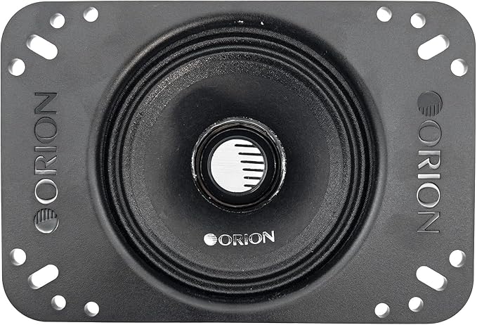 ORION Cobalt CM454 High Efficiency 4" / 4x6 Mid-Range Bullet Loudspeakers, 400W Max Power, 100W RMS, 4 Ohm, 1.2" Voice Coil - Pro Car Audio Stereo, Midrange Speakers (Pair)