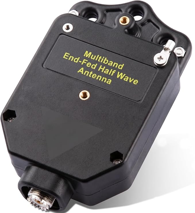 Upgraded 150W HF End Fed Antenna Balun, 1-30MHz CW FM AM FT4 FT8 SSB Multiband End Fed Half Wave Antenna Balun 4 Band 8 Band for Outdoor 1:64 1:49