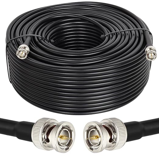 XRDS -RF 200FT SDI Cable, BNC Male Digital Video Cable 75 Ohm RG59 BNC Cables Supports HD-SDI/3G/6G-SDI/4K/8K