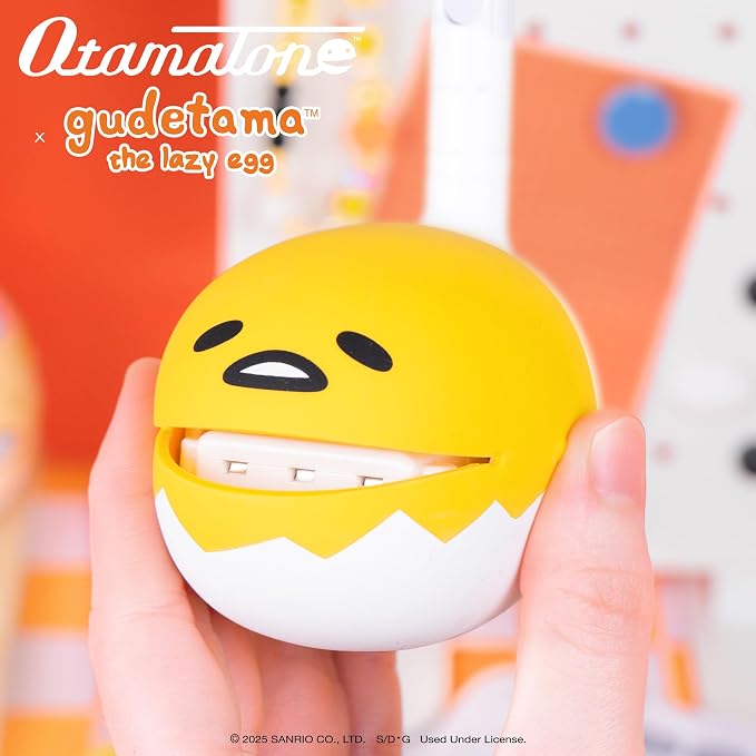 Otamatone Special Edition Sanrio (Gudetama) - Fun Electronic Musical Toy Synthesizer Instrument by Maywa Denki (Official Licensed) [Includes Song Sheet and English Instructions]