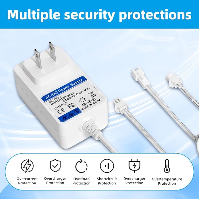 12.6V 1A Power Supply Charger for DC Motors #MTDCB-Charge Acmeda Recharger Compatible with All Rollease Automate Li-ion, Motorized Electric Roller Blinds Shades Charger