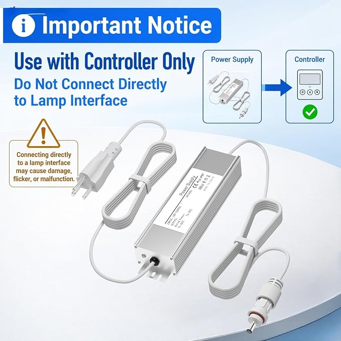 36V 3A Power Adapter for Govee Permanent Outdoor Lights H706A H706B H706C Power Cables