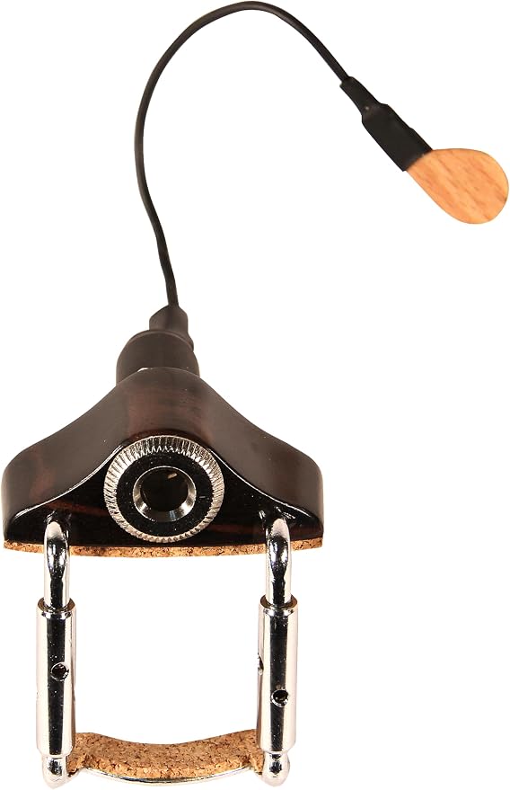 KNA VV-3 Portable Piezo Pickup for Violin and Viola – Lightweight Bridge-Mounted Sensor, Natural Acoustic Sound, Easy Installation, 1/4" Output Jack, No Instrument Modification, Handcrafted in Europe