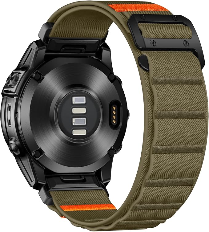 Bandletic Compatible with Garmin Fenix 8 51mm Band - 26mm Quick Fit Soft Stretchy Loop Bands with G-Hook for Fenix 7X 6X Pro/5X Plus/3/3 HR/Instinct 2X Solar 3 50mm /Enduro/Quatix 6X/Tactix/Epix Pro 2