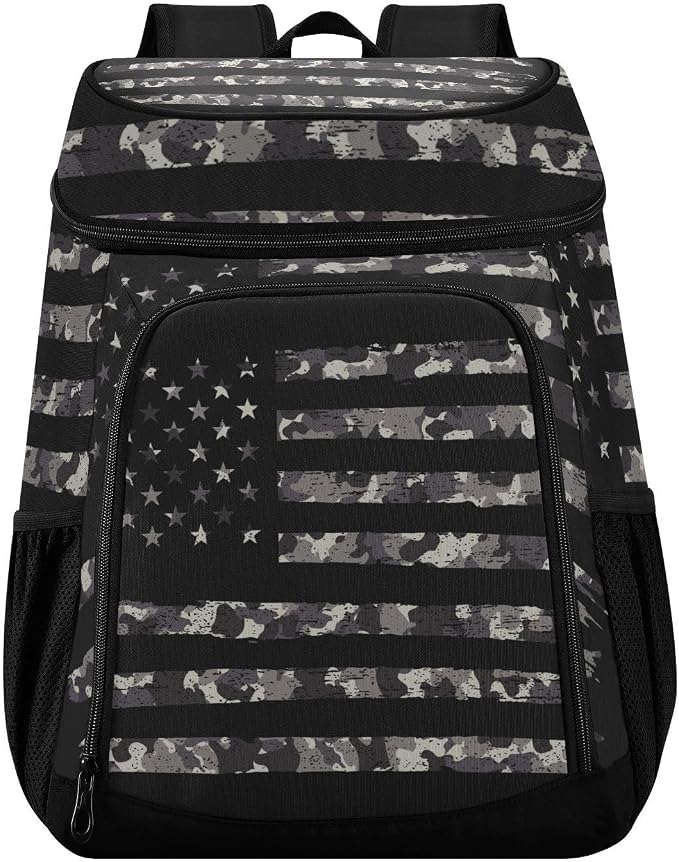 Tropical Pineapples Fruits Cooler Backpack Insulated Leak Proof Beach Cooler Bag Soft Lunch Picnic Hiking Camping Backpack Cooler