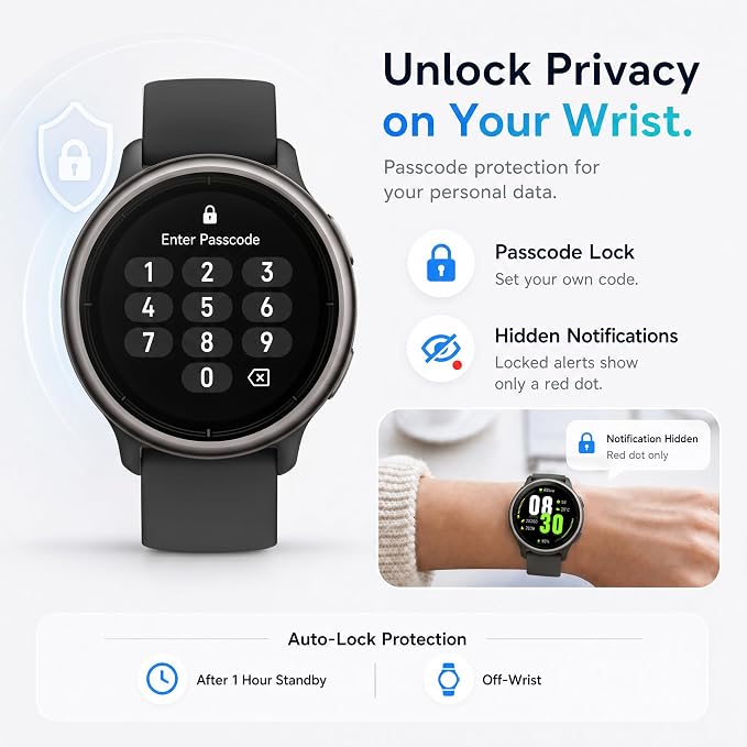 Smart Watch for Men Women (Answer/Make Call), 1.65" HD Fitness Tracker with Heart Rate/SpO2/Sleep Monitor, Pedometer, 110+ Sports Modes, 3ATM Waterproof, 7-Day Battery, for iOS Android