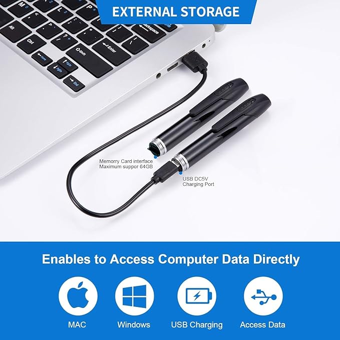 64G Mini Hidden Camera，1080P Mini Camera Pen 1080P Full HD Recorder，Easy to Use，150 Minutes Long Battery Life with Loop Recording for Indoor and Home【Supports 256GB SD Card】