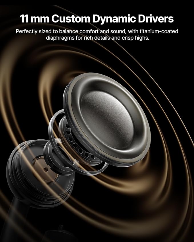 Baseus Bowie MC2 Air Open Ear Clip-on Earbuds, CloudComfort Air Cushions for Workout Running, 11mm Drivers Super Bass 2.0, IP67 Waterproof, 40H Playtime, Flexible Secure Fit Earbuds