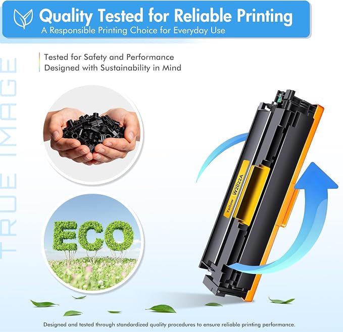 414A Toner Cartridges 4 Pack: MFP M479fdw M454dw Compatible for HP414A 414X 414 M479fdn M454dn Color LaserJet Pro M479fdw M455dn M479 M454 M480f Printer Ink W2020A High Yield with Chip B/C/Y/M