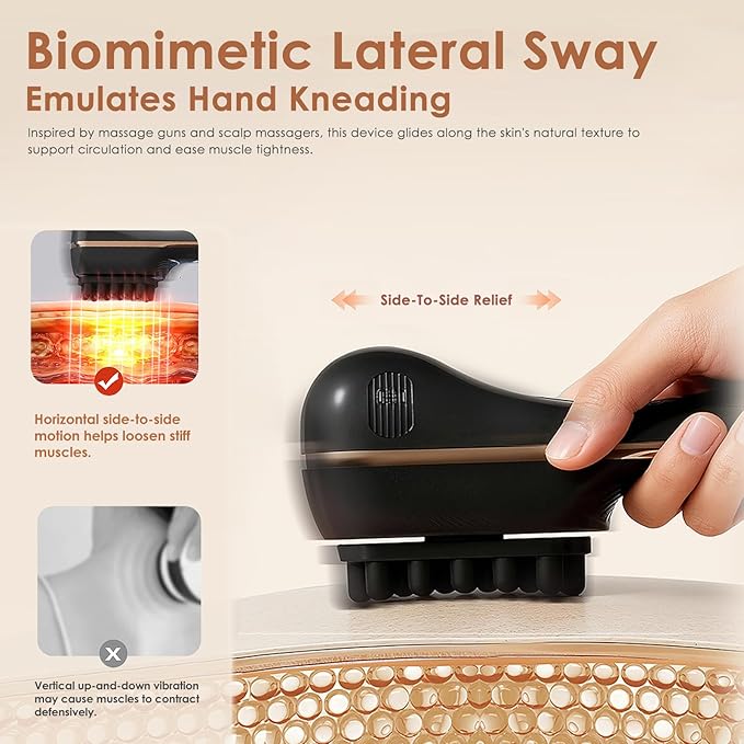 Electric Scalp Massager for Full-Body Relaxation - Cordless Handheld Head Massager with 5-Speed Deep Tissue Therapy & Fatigue Relief for Face, Arm, Shoulder & Body,Ideal for Home/Office Use