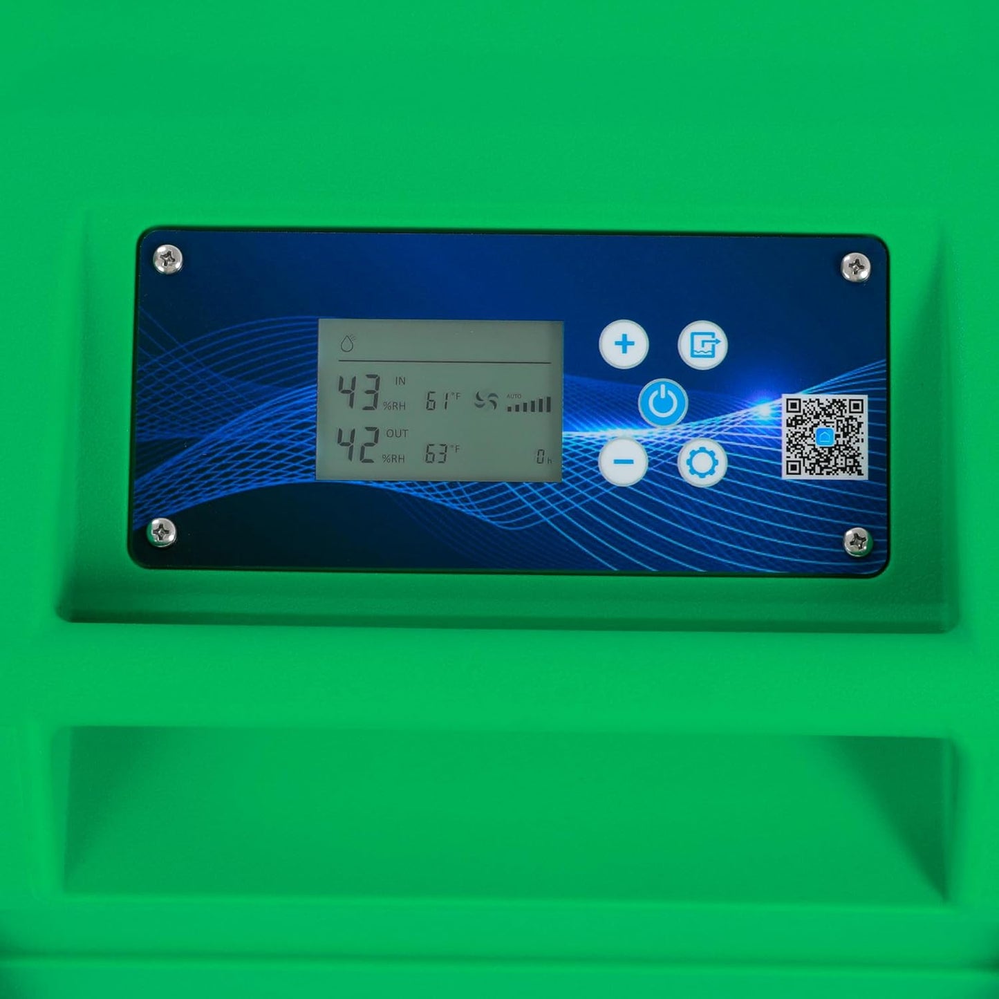 Mounto MOUNTO 268Pints LGR Commercial Compact Dehumidifier with Pump and Drain Hose, LGR Portable Dehumidifier with wheels for Home, Basements, Garages, and Job Sites (Green)