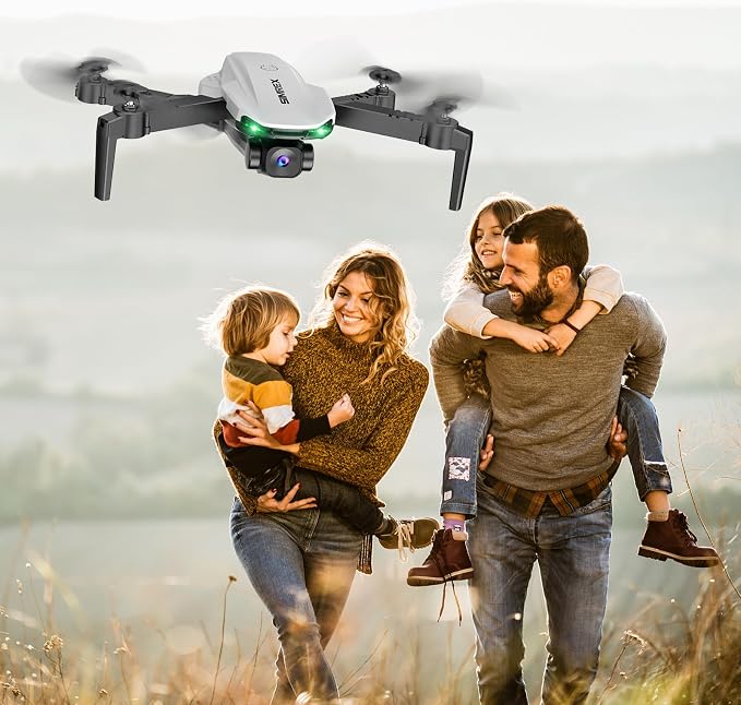 SIMREX Drone With Camera 1080P for Kids And Adults, RC Quadcopter with Altitude Hold, Mini Drone With One Key Start, Waypoint Fly, Headless Mode, 3D Flip, 3 Speeds, Remote Control Drone for Beginners