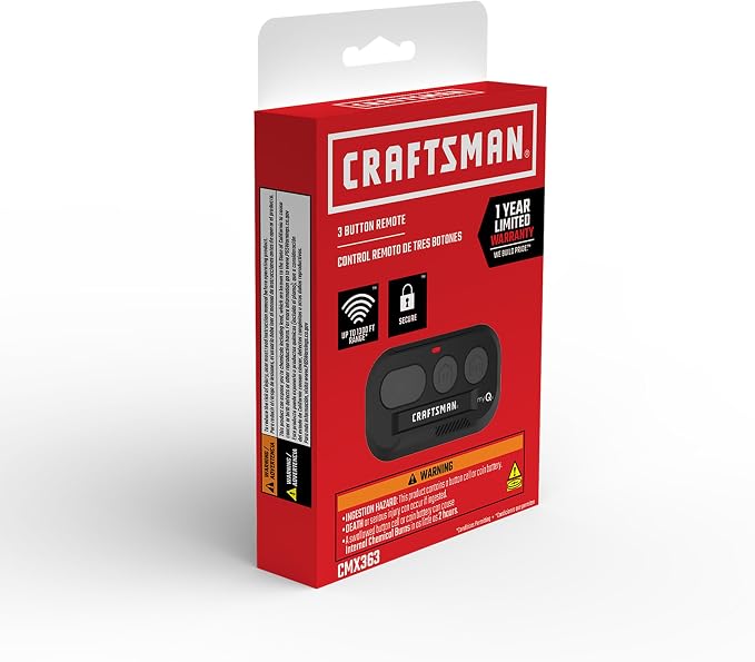Craftsman 3-Button Visor Garage Door Remote Control