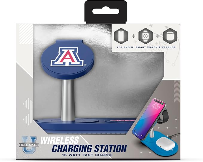 SOAR Collegiate 3-in-1 Wireless Charging Station