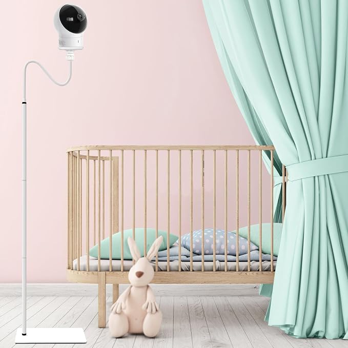 Baby Monitor Floor Stand Holder Mount Compactible for eufy E20,E21,E30, Indoor Cam S350,Spaceview E110, Spaceview pro E210,E220