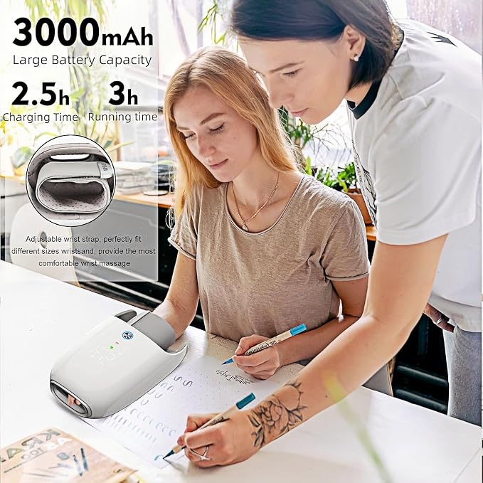 Hand Massager with Heat and Compression,Hand & Wrist Massager for Arthritis and Carpal Tunnel Pain Relief