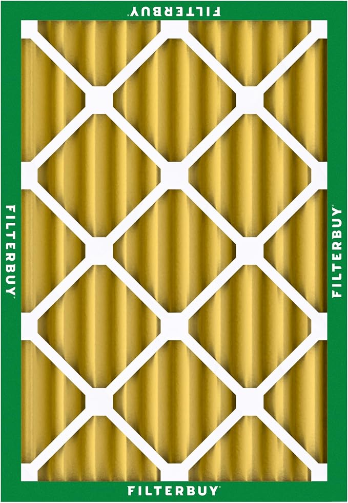 Filterbuy 18x24x4 Air Filter MERV 11 Superior Pet & Allergy Defense (3-Pack), Electrostatic Pleated HVAC AC Furnace Filters Replacement, Made in USA (Actual Size: 17.50 x 23.38 x 3.63)