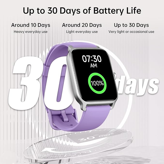 Tensky Smart Watch for Women/Men, 1.85'' HD Activity Smartwatch for iPhone/Android/Samsung, 100+ Sport Modes Fitness Tracker (Answer/Make Call), Alexa Built-in,Sleep/Heart Rate/SpO2 Monitor/Waterproof