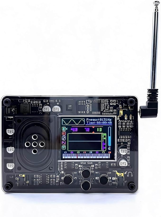 Theremin Instrument Kit - Electronic Innovative Mini Musical Instrument Gift with Screen Display