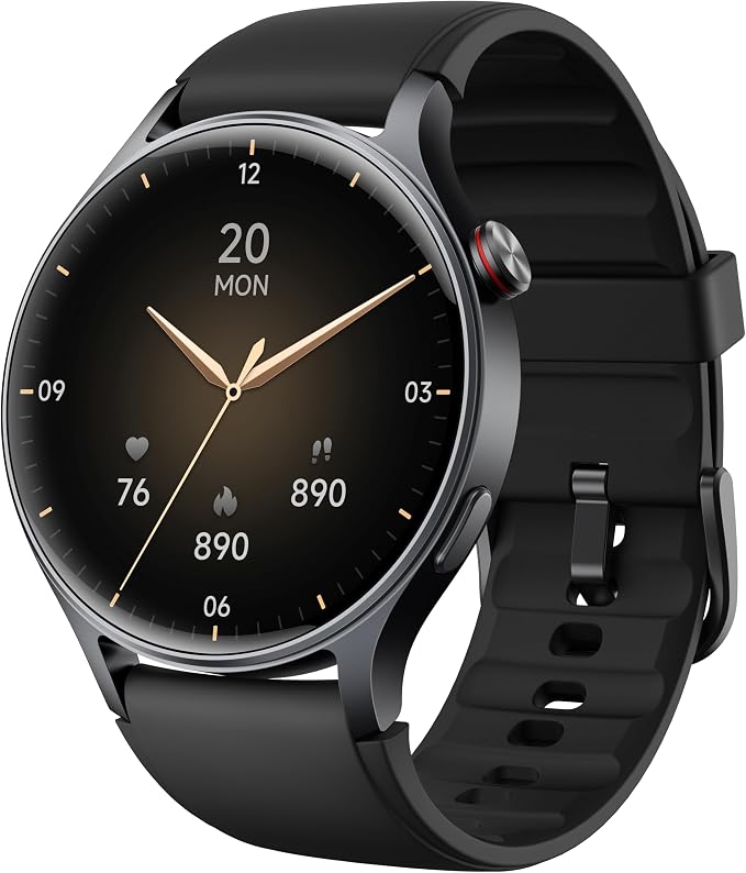 Smart Watch for Men Women, Answer/Make Call, 1.32'' AMOLED Ultra-Clear Screen Fitness Tracker with Heart Rate/Sleep/SpO2 Monitor, Smartwatch for iPhone/Samsung/Android, 110 Sport Mode, 3ATM Waterproof
