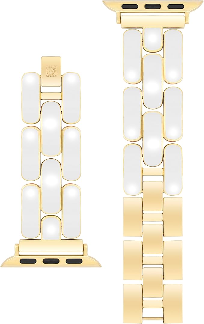 Anne Klein Fashion Bracelet for Apple Watch, Secure, Adjustable, Apple Watch Replacement Band, Fits Most Wrists