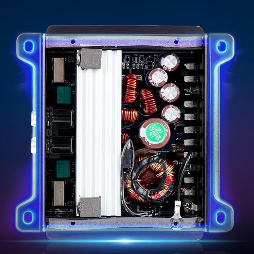 VEVOR 4 Channel Car Audio Amplifier 2 Ohm Stable Bridgeable Class D Full Range Amp Max Power 4 x 110W @ 4 Ohm / 4 x 160W @ 2 Ohm for Car SUV Truck Off-Road