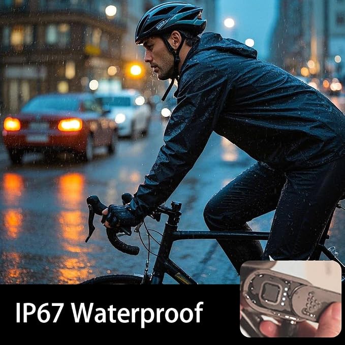 Chain Lock with Key eLinkSmart Waterproof Bicycle 100CM Chain Lock for Bike Scooter Motorcycle Door Fence Gate Fingerprint Bluetooth App Heavy Duty Outdoor Security