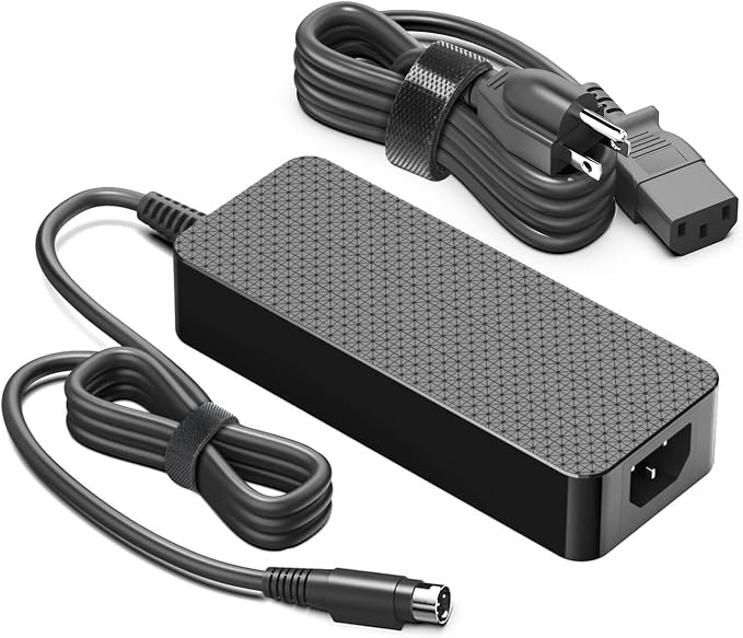 KFD 12V 10A 120W 4PIN AC Adapter for Synology NAS DiskStation DS1520+ DS1019+ DS1522+ DS916+ DS918+ DS920+ DS923+ DS723+ DS420+ DS423 DS620slim DS720+ DS418 DS718+ NAS Server Charger Power Supply Cord