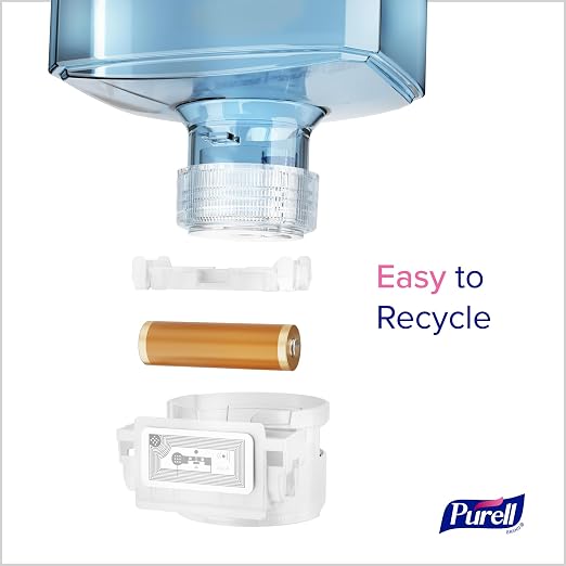 PURELL ES10 Automatic Hand Soap Dispenser, Graphite, for 1200 mL PURELL ES10 Hand Soap Refills (Pack of 1 Dispenser, Refills Sold Separately) - 8334-E1