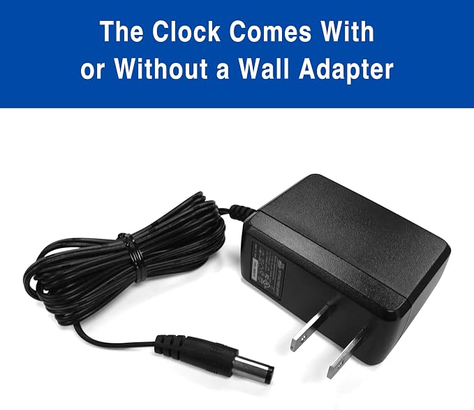 MEDCENTER Talking Alarm Clock HSA/FSA, Medication Pill Reminder Clock, Alarm Clock for Dementia and Visually impaired - Digital Clock Ex Large White (with Adapter) Gift for Mom, Dad, Elderly, Seniors