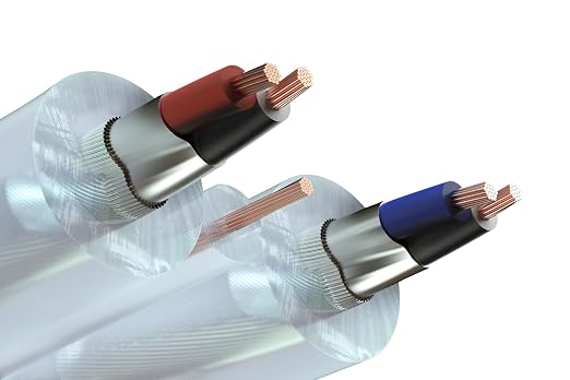 Pro-Ject Connect it RCA E, Semi-Balanced Phono interconnect Cable with Earth Leads, 123cm