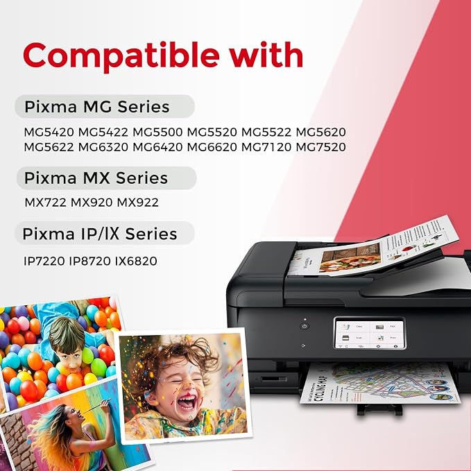 250 251 XL Ink Cartridge Compatible for Canon Ink 250xl 251xl PG250 CL251 for MX922 MX920 IX6820 MG5520 Printer for Canon PGI-250XL CLI-251XL to MG7520 MG5622 MG5520 MG6320 MG5420 MG5620,10-Pack