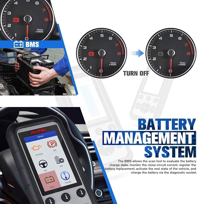 Autel MaxiDiag MD806 PRO OBD2 Scanner: Full Systems Diagnostic Scan Tool w/Live Data Oil Reset BMS SAS Throttle A/F EPB D-P.F, AutoScan, Up of MD808 MD806 MD805 MD802, Free Update, Data Print