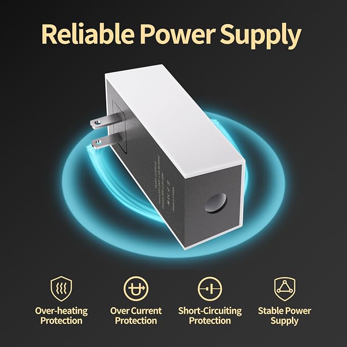 DAIERTEK Starlink Mini Charger 60W Replacement Power Supply AC Adapter 30V 2A Output Wall Charger Plug for Starlink Mini Dish