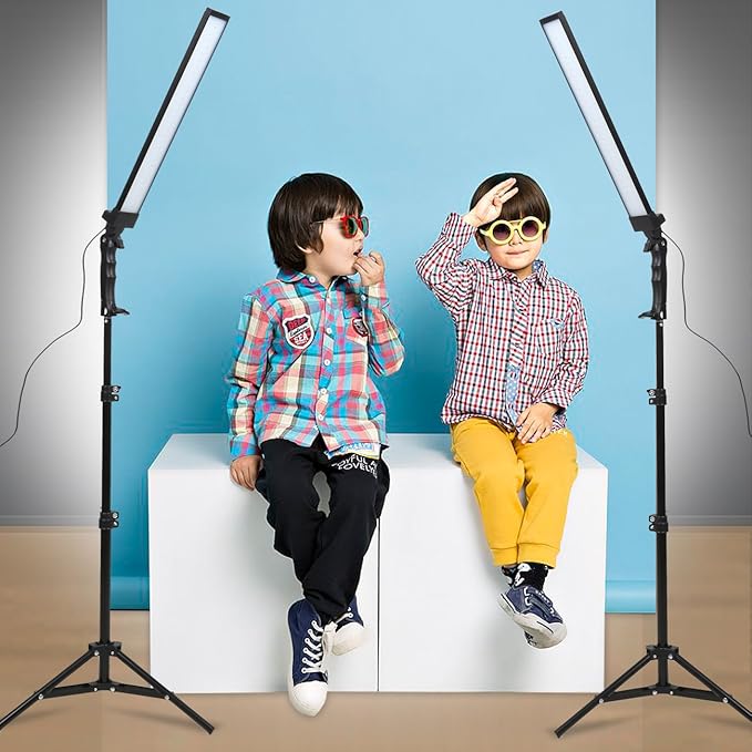 180 LED Light Photography Studio LED Lighting Kit Adjustable Light with Stand Tripod and Bag Photographic Video Fill Light