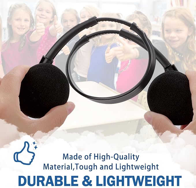 50 Pack Bulk Classroom Headphones for Kids Students School, Multi Color Wired Headphones for Kids Children, 3.5mm Jack for Chromebook Laptop PC Computer